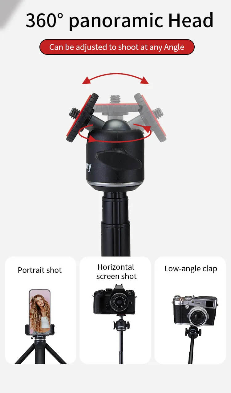 Jmary Mt-29 Mini Extendable Vlogging Tripod - Kuhudak Shop