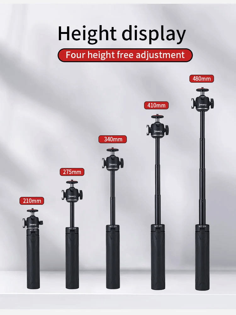 Jmary Mt-29 Mini Extendable Vlogging Tripod - Kuhudak Shop